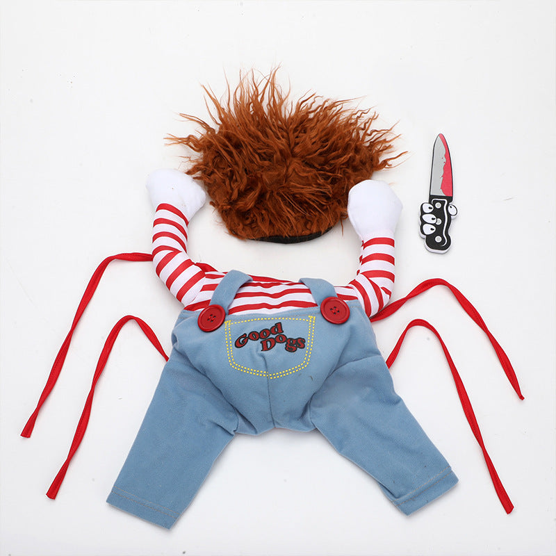 Haine de Halloween pentru câini – Costum cosplay ajustabil pentru distracție și petreceri