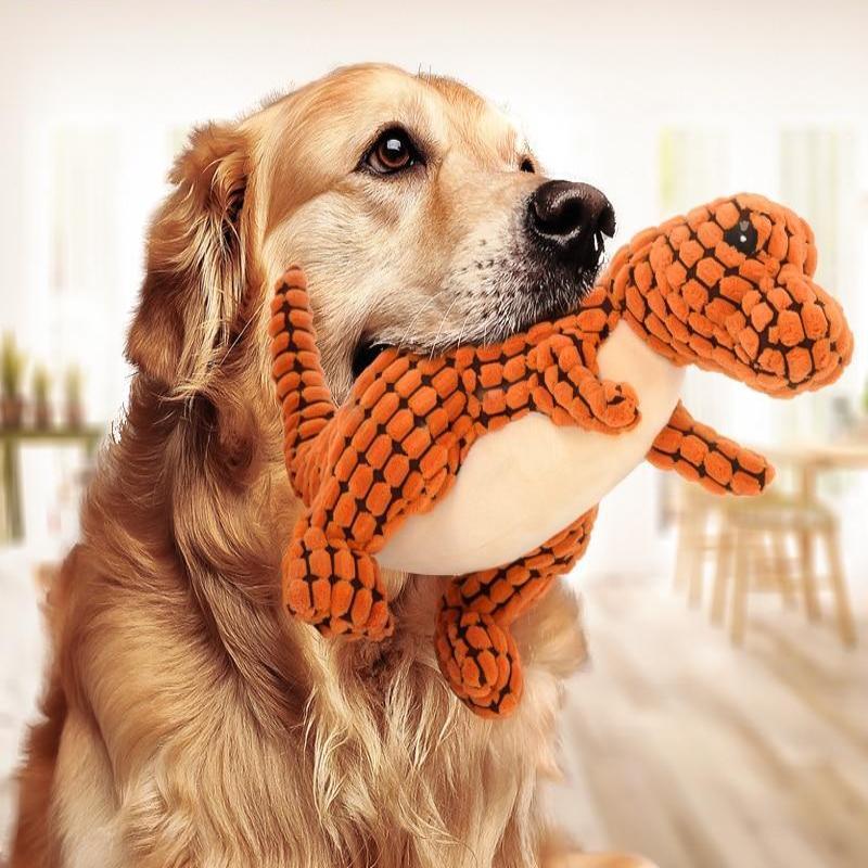 Jucării pentru animale de companie cu tematică de dinozaur