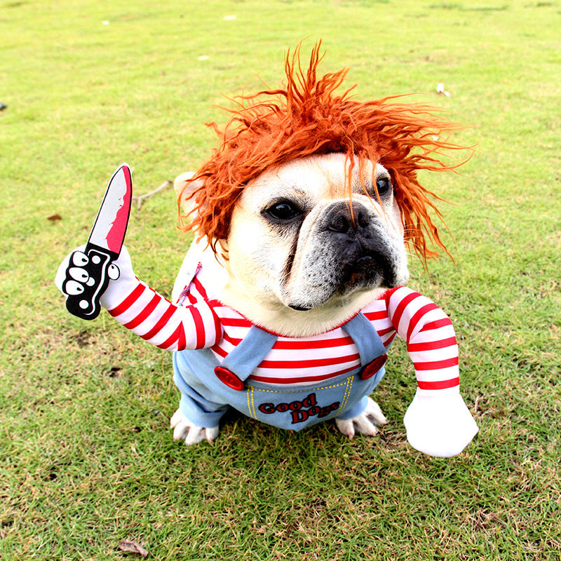 Haine de Halloween pentru câini – Costum cosplay ajustabil pentru distracție și petreceri