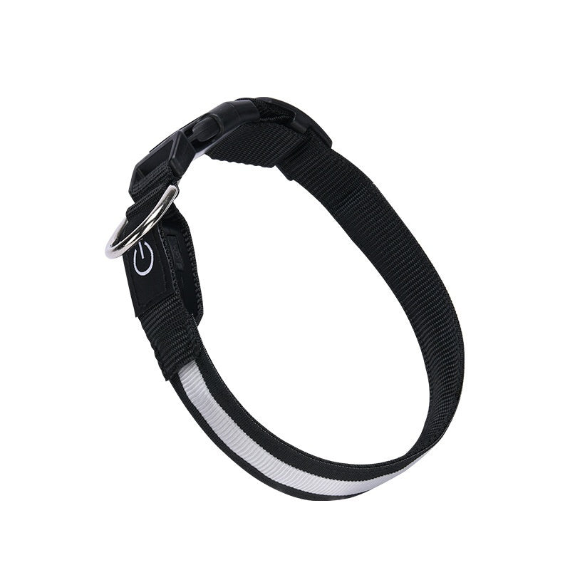 Colier luminos LED USB pentru câini și pisici